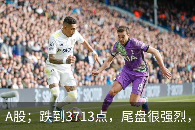 A股；跌到3713点，尾盘很强烈，明天周四，10月22日，可能这样走
